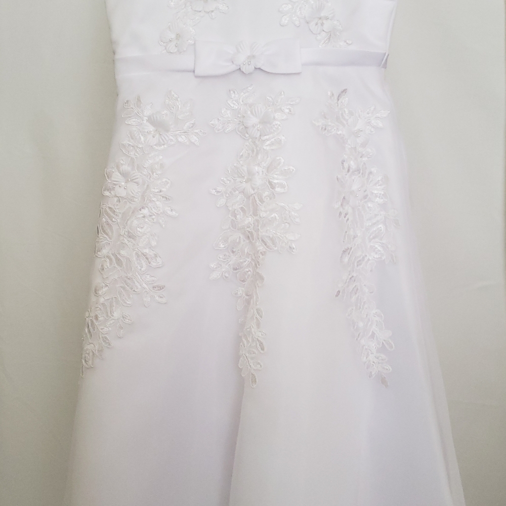 Tea-Length First Communion Dress - Picture 3 of 5